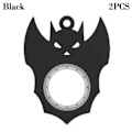 Miniatyrbild 1 av 10: 2ST Metall Roterande Toy Ryggsäck Spänne SVART - spot sales Black