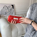 Pikkukuva 10 / 10: Meikkikäsilaukut Säilytyslaukku RED LARGE - varastossa red large