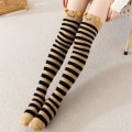 Miniatyrbild 1 av 10: Coral Feece Sock Modeling Knästrumpor STYLE 10 - stock Style 10