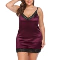 Miniatyrbild 6 av 7: Dam Sexig Nattdräkt Underkläder Party Nattkläder Plus Size Svart - on stock 3XL