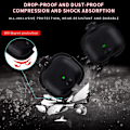 Miniatyrbild 2 av 5: AirPods 3 3rd Generation Case Cover 2021 Läder med nyckelring, mjukt läder Bärbar Skyddande Stötsäker Trådlös Laddning Män Dam - high quality