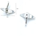 Miniatyrbild 4 av 4: 40 st Papperskranform Legering Spacer Beads 3D Origami Crane - spot sales