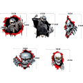 Pikkukuva 2 / 10: 3D Skeleton Skull Autotarrat Auton korin naarmutarrat - varastossa E