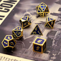 Pikkukuva 2 / 10: 7kpl DND Metal Dice Set Game Dice - spot ale