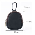 Miniatyrbild 3 av 10: Läder Running Pouch Hörlursväska KAFFE - high quality Coffee