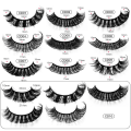 Miniatyrbild 3 av 10: 10 Pairs Lashes DD Curl Russian Volume Mink Hair Falske øyevipper - high quality