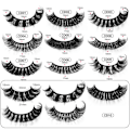 Pikkukuva 3 / 10: 10 Pairs Lashes DD Curl Russian Volume Mink Hair tekoripset - varastossa