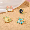 Pikkukuva 2 / 5: Withyu Cute Animals Punk Art Science Animation Emali Pins - Korkea laatu