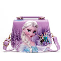 Miniatyrbild 1 av 2: Frozen tecknad en axelväska förvaring skolflickagåva - spot sales purple