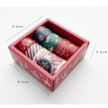 Pikkukuva 3 / 6: 6kpl/setti Merry Christmas Washi Tape Box-Packed - spot-myynti
