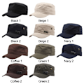 Miniatyrbild 3 av 10: Herr Militär Cap Flat Top Caps BEIGE1 - high quality beige1
