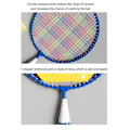 Miniatyrbild 8 av 10: 1 Set Barn Badmintonracket Dubbelracket BLÅ - on stock blue