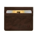 Miniatyrbild 1 av 3: Korthållare med RFID-skydd i äkta oxläder - on stock Brown Brun