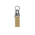 Miniatyrbild 1 av 10: Hängande Webbing Spänne Vandring Klätterkarbin KHAKI - high quality Khaki