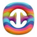 Pikkukuva 3 / 7: Snapper Sensory Fidget Toy Hand Strength Grip Puristettavat lelut - varastossa Red