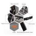 Miniatyrbild 10 av 10: Kameraryggsäck Digital DSLR-väska SVART - on stock black