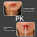 Pikkukuva 5 / 9: 3/6PCS Anti Wrinkle Straw Juomapilli GOLDEN 3PCS - spot-ale golden 3pcs-3pcs