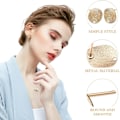 Pikkukuva 3 / 6: Alloy Stud Earrings Post Blank - varastossa