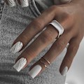 Miniatyrbild 1 av 7: 24st False Nails Short Square - on stock JF0505