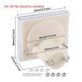 Miniatyrbild 2 av 10: DC Amp Meters Analog Meter 0-100MA - on stock 0-100mA