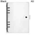 Miniatyrbild 1 av 10: Transparenta mappar Pärmfickor SVART A5 - on stock
