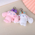 Pikkukuva 4 / 8: Sarjakuva Cinnamoroll pehmo avaimenperä Täytetyt koiranuken avaimenperät - korkealaatuisia White