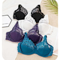 Pikkukuva 9 / 10: Naisten rintaliivit Underwire rintaliivit MUSTA 90C/D - varastossa black 90C/D-90C/D