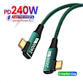 Pikkukuva 9 / 10: USB C Pikalatauskaapeli PD 240W MUSTA 3M - varastossa Black 3m
