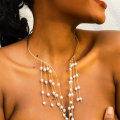 Pikkukuva 10 / 10: Riipus kaulakoru Torques Choker kaulakoru SILVER TASSELS SILVER - spot-myynti silver tassels