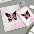 Pikkukuva 4 / 8: Butterfly A4/A5 Binder Valokuvakorttiteline A5BLACK BUTTERFLY BLACK - varastossa A5Black Butterfly