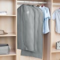 Pikkukuva 9 / 10: Suuri riippuva puku takki takki laukku takin päällinen - varastossa Grey - 1 PC L