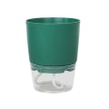 Pikkukuva 1 / 10: 1/2 itsekasteleva kukkaruukku Lazy kukkaruukku GREEN S - varastossa Green S