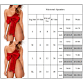 Miniatyrbild 5 av 5: Jul Kvinnor Sexig Rosett Underkläder Body G-string Babydoll - high quality L