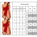 Miniatyrbild 5 av 5: Jul Kvinnor Sexig Rosett Underkläder Body G-string Babydoll - on stock M