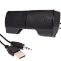 Pikkukuva 1 / 6: Kiinnitettävä USB-minikaiutin Tietokone Stereokaiutin Soundbar - varastossa