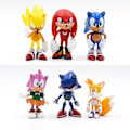 Pikkukuva 1 / 5: 6 Sonic the Hedgehog -toimintahahmo - varastossa