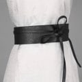Pikkukuva 7 / 8: Naisten vyö mekkoon Nahkainen bowknot leveät vyöt - varastossa Apricot