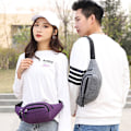 Pikkukuva 8 / 10: Vyötärö Chest Pack Crossbody käsilaukut GREY - varastossa grey