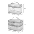 Pikkukuva 2 / 10: Meikkipussi Travel Cosmetic laukku BLACK DOUBLE LAYER - varastossa black double layer-double layer