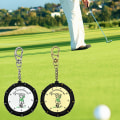 Pikkukuva 2 / 10: 1kpl golftaskuri, kaksipuolinen 18-reikäinen golfputketaskuri avaimenperällä - varastossa Silver