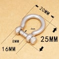 Miniatyrbild 6 av 10: 2st massiv karbinhake D bågklammer - spot sales 8
