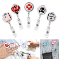 Miniatyrbild 6 av 10: 4st infällbar nyckelringsemblem Reel Clip 4Pcs - high quality 4Pcs2