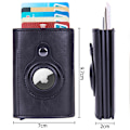 Pikkukuva 4 / 4: Faux Wallet Rfid Blocking Card Holder AirTag Anti-Lost Tracker - spot-myynti brown