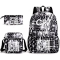 Pikkukuva 1 / 5: Fashion Cr7 3kpl Setit Reppu Mochila New Students Kapasiteetti Koululaukut Kirjalaukku Matkalaukku - varastossa Only Pencil Case Type 3