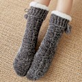 Pikkukuva 2 / 5: Naisten sumeat sukat Soft Winter Stocking Stuffs Joulusukat - varastossa Dark gray