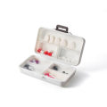 Miniatyrbild 1 av 10: Pill Box Pill Case WHITE LL - stock White L-L