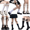 Miniatyrbild 8 av 10: Mesh Rem Kalvstrumpor SVART 3 - high quality Black 3-3