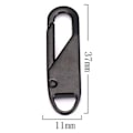 Miniatyrbild 4 av 9: 5 ST. Avtagbar dragkedja Reparation Byte av dragkedja - on stock Gun Colour 5PCS