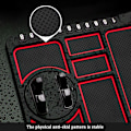 Miniatyrbild 6 av 7: Bil Dashboard Anti Slip Mat Pad Gps Mobiltelefon Hållare Stand - stock red