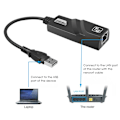 Miniatyrbild 5 av 10: Ethernet-adapter USB 3.0 till Gigabit 1000M TYPE-C - stock